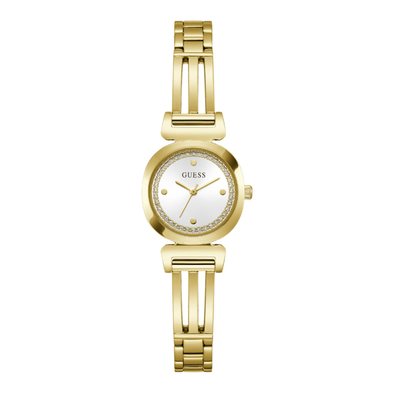 Guess Cecelia · Doré et cadran clair GW1083L2