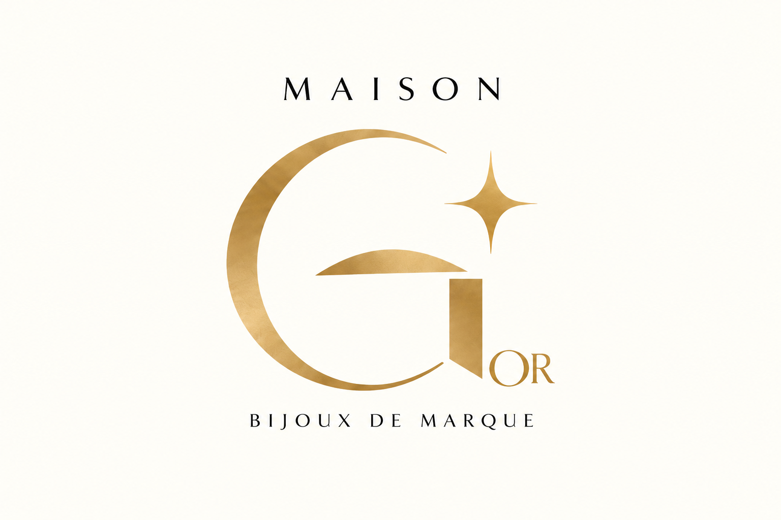 Maison G Or — grand G doré, OR discret